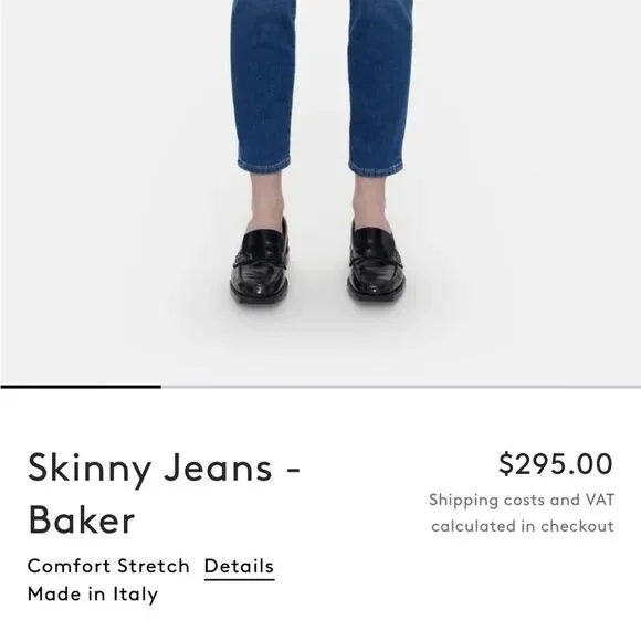 CLOSED - Baker Women's Straight Jeans | Size 25 | Retails $295 - Picture 2 of 11
